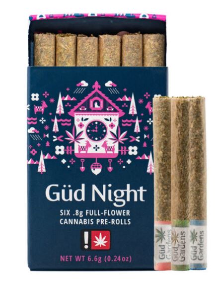 Gud Gardens - Gud Night Indica .8g 6pk A/A/D