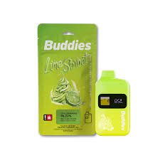 Buddies Brand 2G Flavored AIO Vape - Lime Sorbet