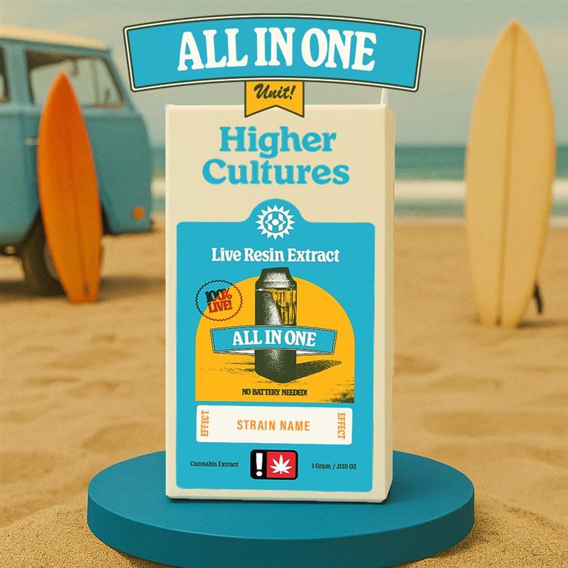 Higher Cultures - Banana Split Live Resin 1g AIO