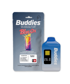 Buddies Brand 2G Flavored AIO Vape - Blue Ox
