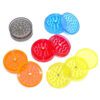 $3 40mm 2-Piece Magnetic Acrylic Grinder, Retail Display, Assorted Colors May Vary