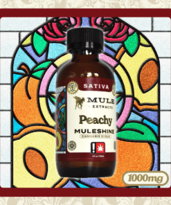 Muleshine Syrup - Peach 1000mg THC
