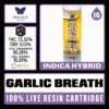 White Label Extracts 1g Live Resin Cartridge - Garlic Breath