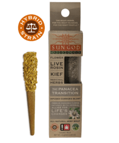 Sun God 1.75g Live Rosin Herbal Blunt - Panacea Transition