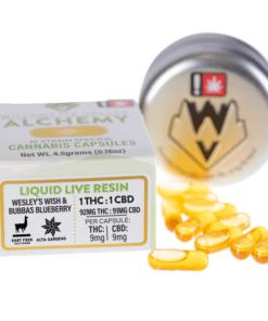 WVA - Liquid Live Resin Capsules - Wesley's Wish & Bubbas Blueberry 1:1
