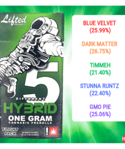 Lifted NW Pre-Roll Effect Specific 5 Pack - Hybrid B/D/T/S/G