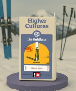 Higher Cultures - Black Market Live Hash Rosin 1g Cartridge