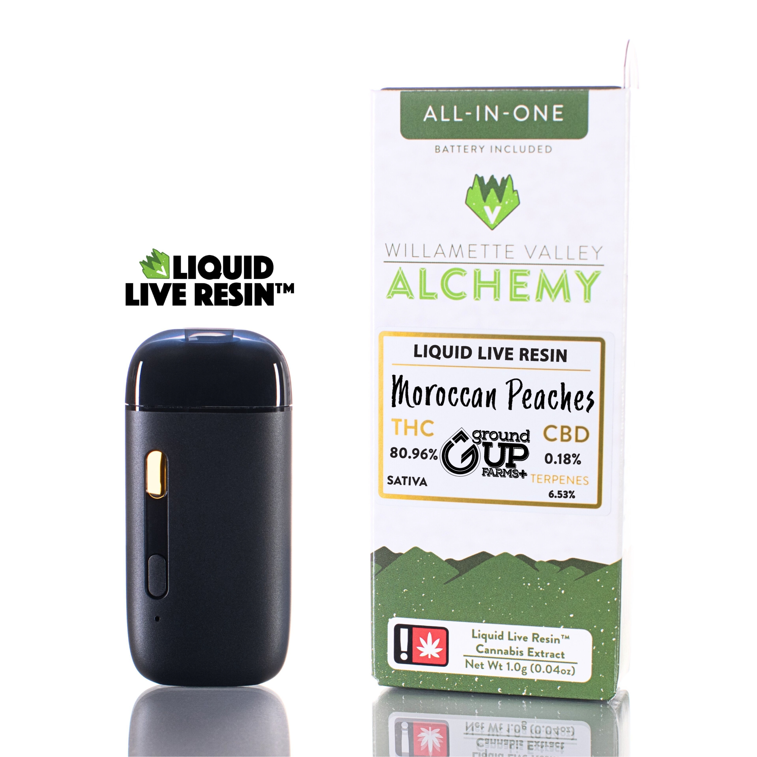 WVA - Liquid Live Resin 1g AIO - Moroccan Peaches