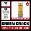 White Label Extracts 1g Cured Resin Cartridge - Green Cr@ck
