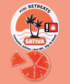 Mini Retreats Cannabis Jellies - Pink Lemonade