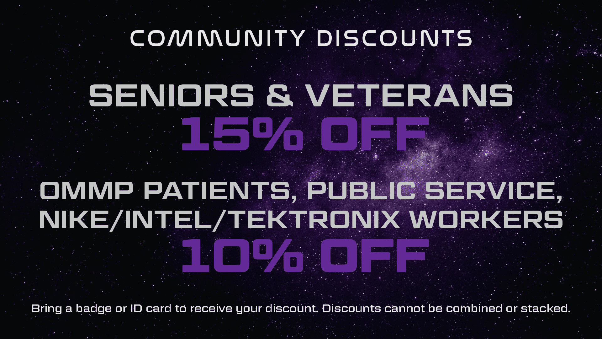 Green Martian Community Discounts