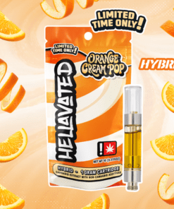 Hellavated 1g Cartridge - Orange Cream Pop