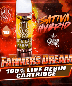 White Label Extracts 1g Live Resin Cartridge - Farmer's Dream