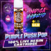 White Label Extracts 1g Live Resin Cartridge - Purple Push Pop