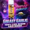 White Label Extracts 1g Live Resin Cartridge - Greasy Garlic