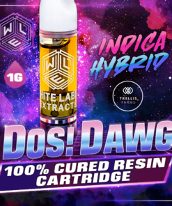White Label Extracts 1g Cured Resin Cartridge - Dos! Dawg