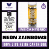 White Label Extracts 1g Live Resin Cartridge - Neon Zainbows
