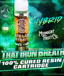 White Label Extracts 1g Cured Resin Cartridge - That Iron Breath