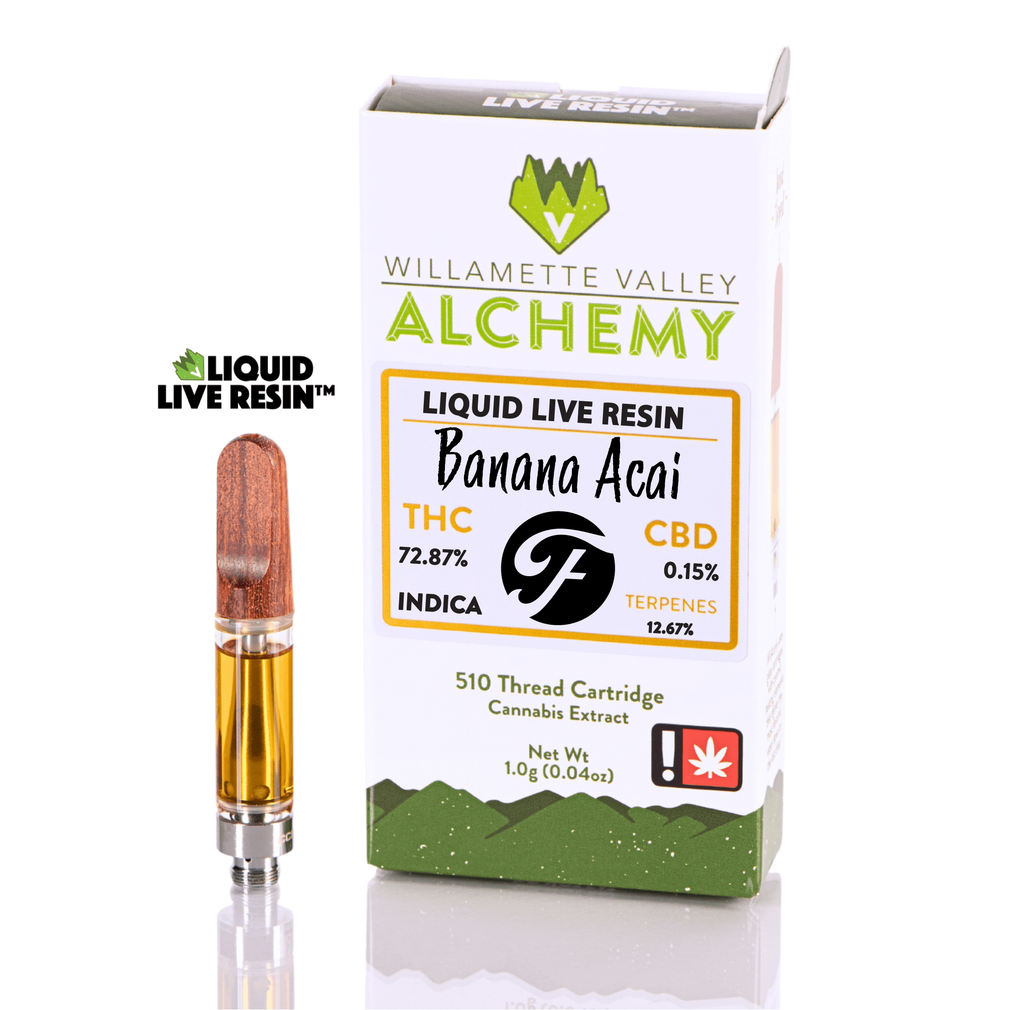 WVA - Liquid Live Resin Cart 1g - Banana Acai