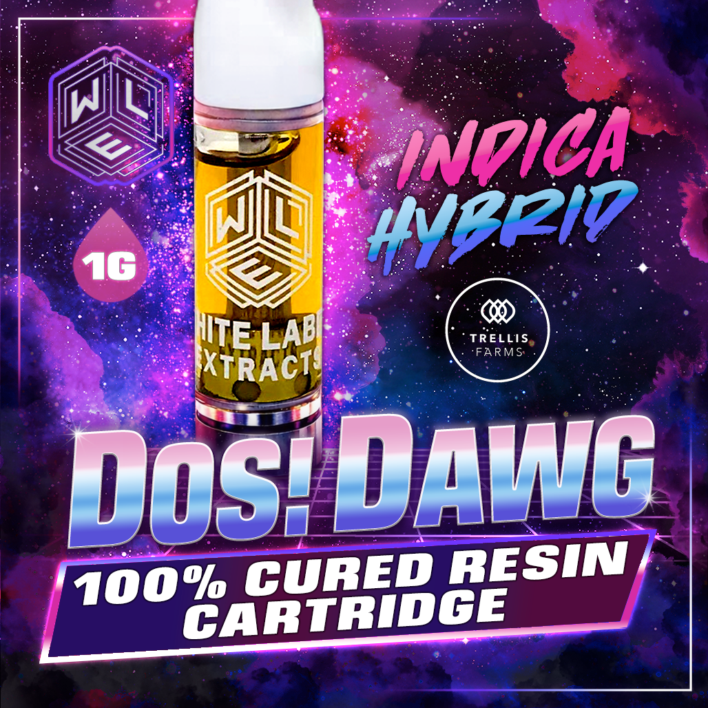 White Label Extracts 1g Cured Resin Cartridge - Dosi Dawg