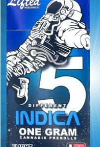 Lifted NW Pre-Roll Effect Specific 5 Pack - Indica Q/3/P/G/L