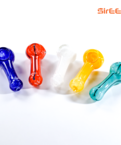 3.5" Bulk Glass Hand Pipes, Assorted Colors