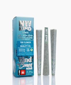 NW Kind Live Rosin Infused 0.75g Pre-Roll 3pk- Cadillac Rainbows x Cadillac Rainbows