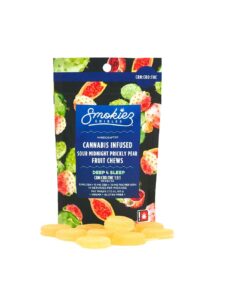 Smokiez - Sour Prickly Pear 100mg 1:1:1 CBD/CBN/THC Gummies