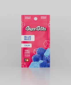 Buzz Bite Single Gummy - Blue Razz Calm