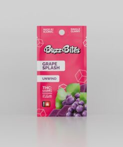 Buzz Bite Single Gummy - Grape Splash Unwind