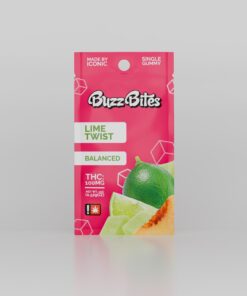 Buzz Bite Single Gummy - Lime Twist Balanced