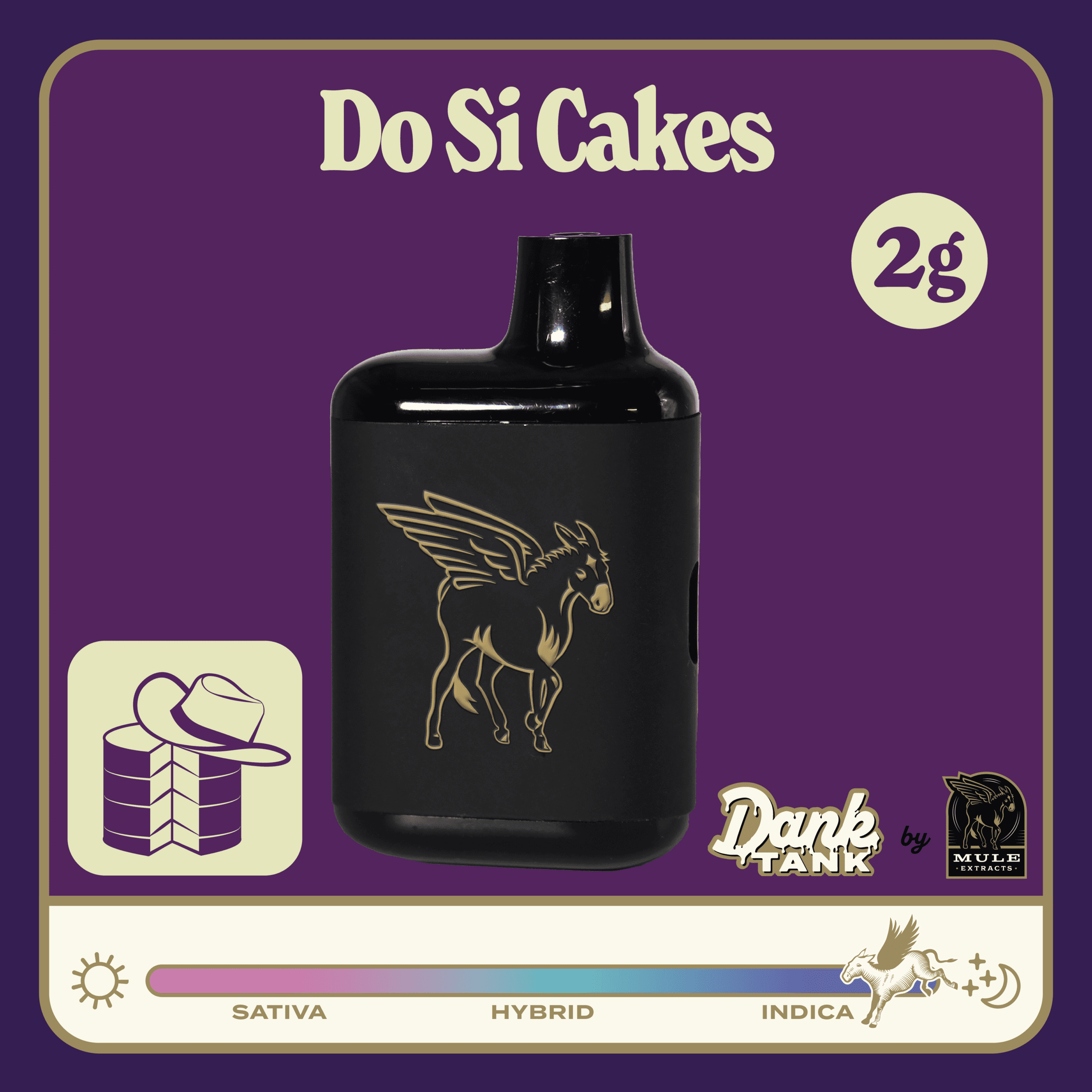Mule Extracts 2g LR AIO Vape - Do Si Cakes