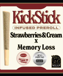 Mule Extracts Infused Pre Roll - Strawberries & Cream x Memory Loss