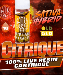 White Label Extracts 1g Live Resin Cartridge - Citrique