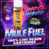 White Label Extracts 1g Live Resin Cartridge - Mule Fuel