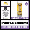 White Label Extracts 1g Live Resin Cartridge - Purple Chrome
