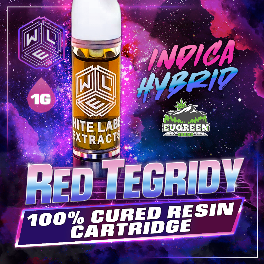 White Label Extracts 1g Cured Resin Cartridge - Red Tegridy