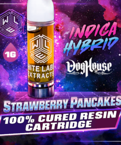 White Label Extracts 1g Cured Resin Cartridge - Strawberry Pancakes