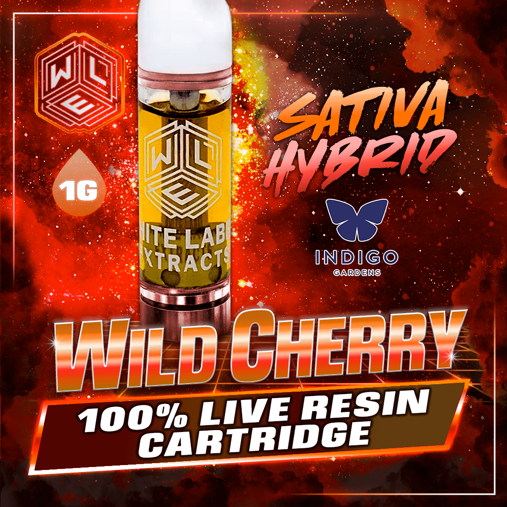 White Label Extracts 1g Live Resin Cartridge - Wild Cherry