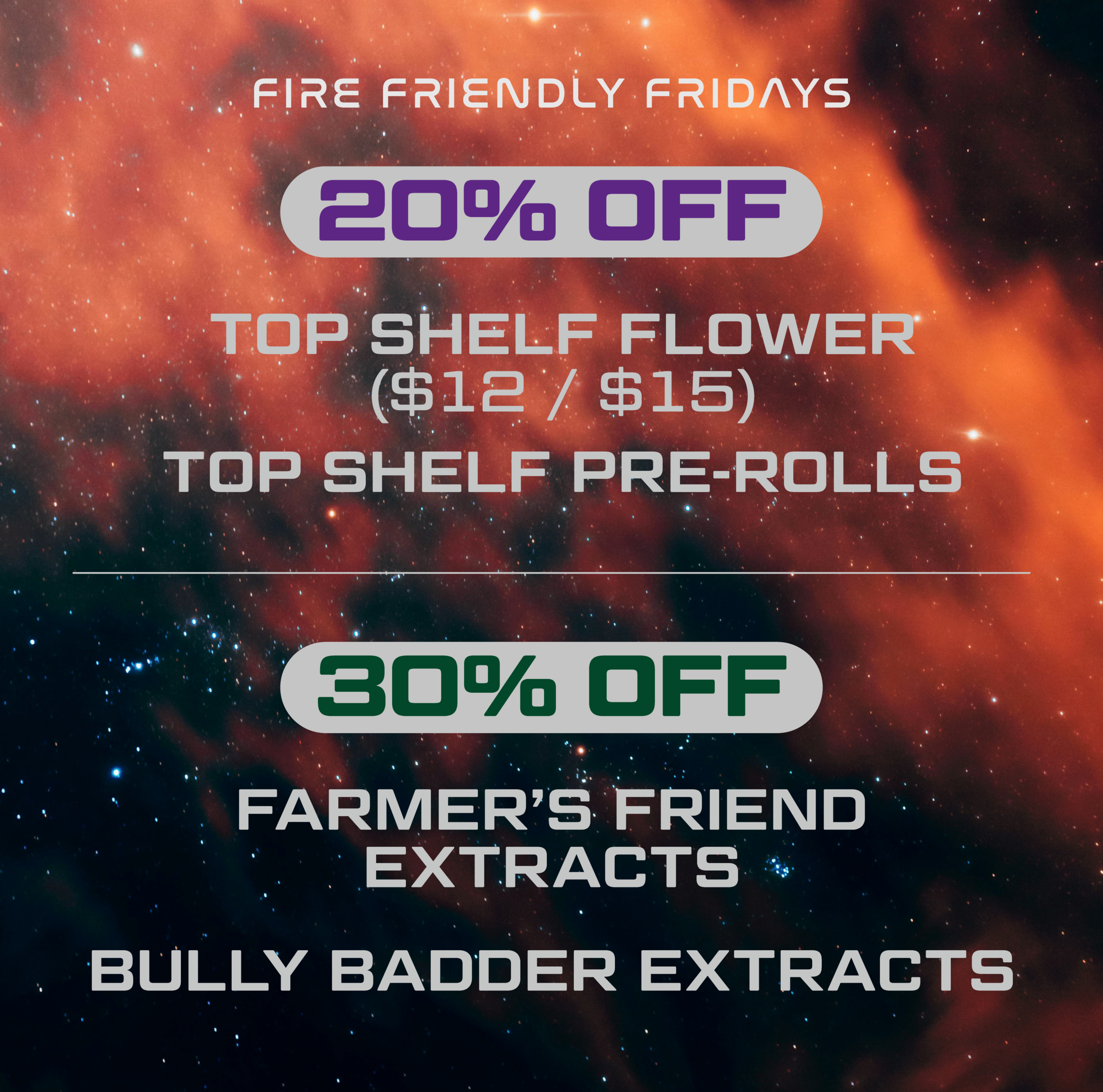 GM Friday Specials