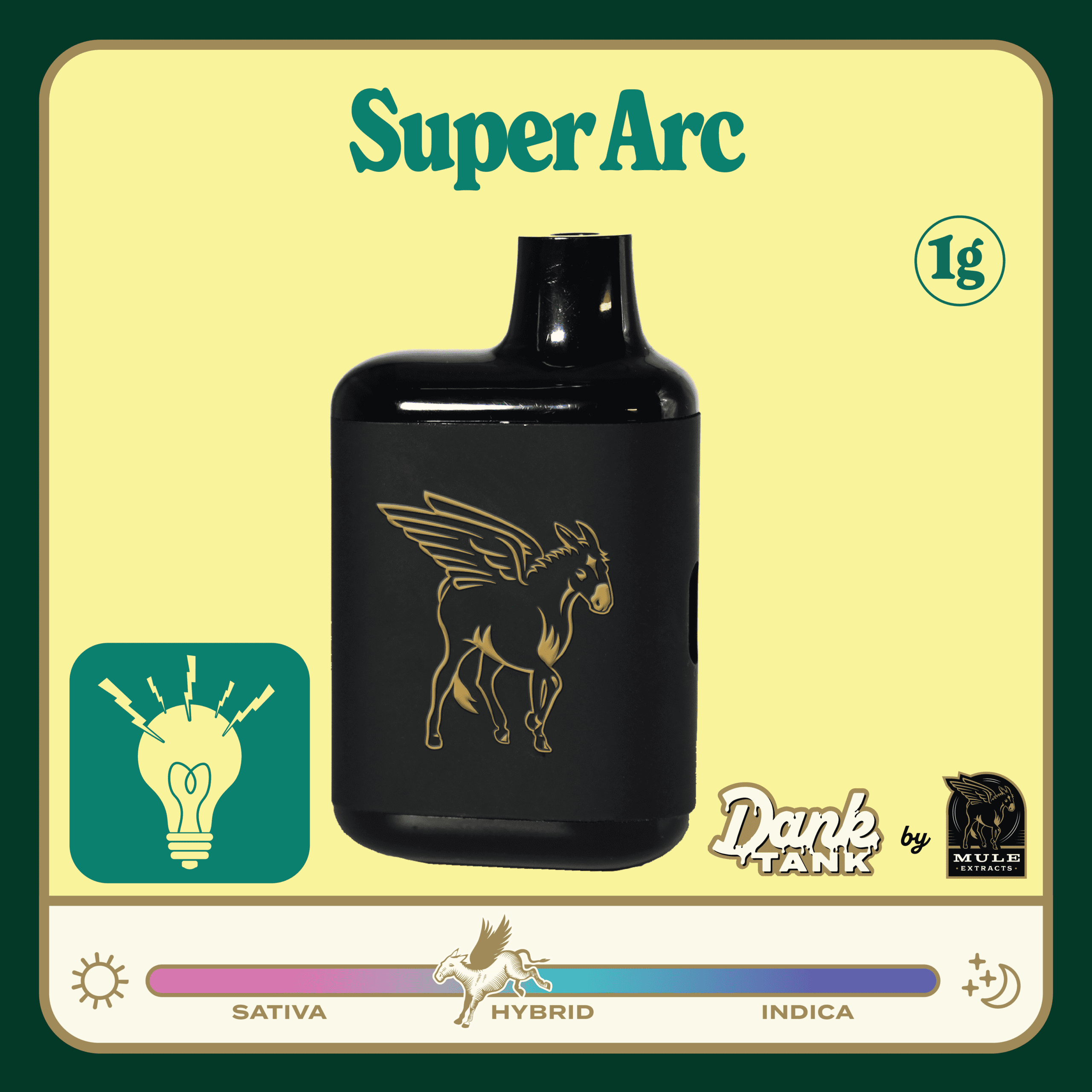 Mule Extracts 1g LR AIO Vape - Super Arc