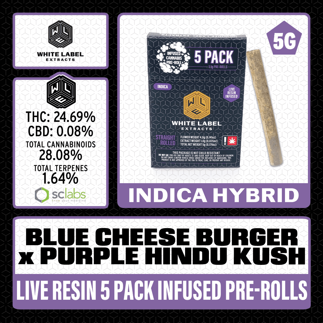 White Label Extracts: Wle – Blue Cheese Burger X Purple Hindu Kush