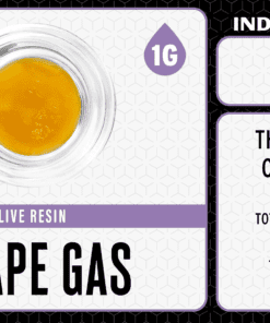 White Label Extracts Live Resin Sugar Sauce - Grape Gas