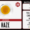 White Label Extracts 2G Live Resin Sugar Sauce - Haze