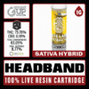 White Label Extracts 1g Live Resin Cartridge - Headband