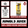 White Label Extracts 1g Cured Resin Cartridge - Jungl3 Ju!ce