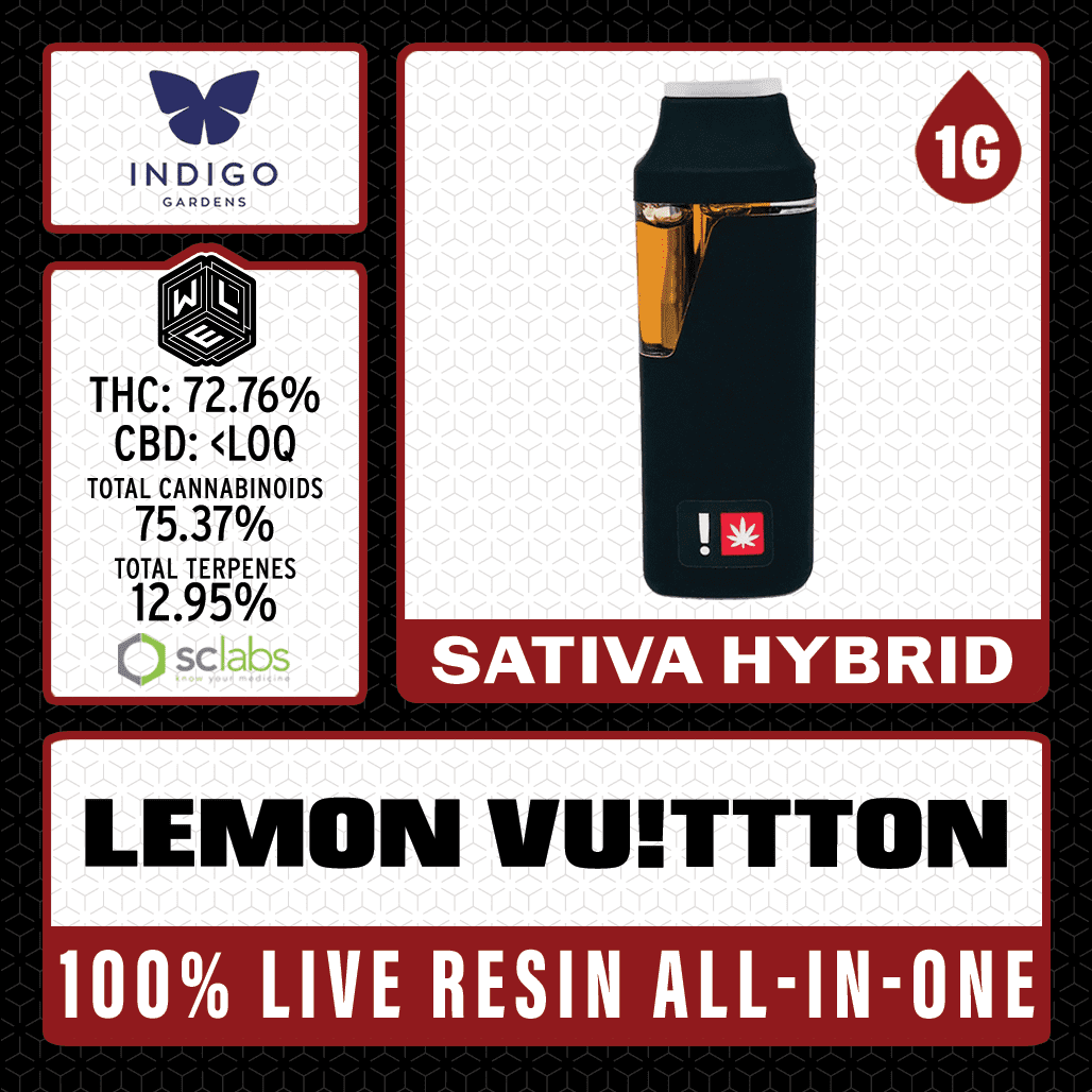 White Label Extracts 1g AIO - Lemon Vuitton