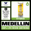White Label Extracts 1g Live Resin Cartridge - Medellin