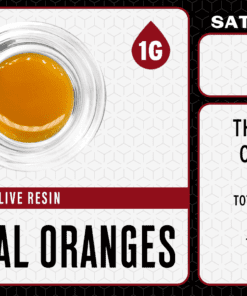 White Label Extracts Live Resin Sugar Sauce - Tropical Oranges