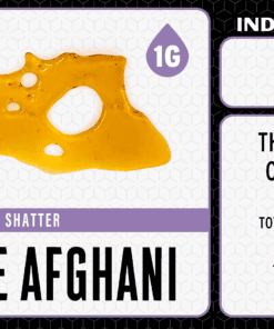White Label Extracts - White Afghani Shatter